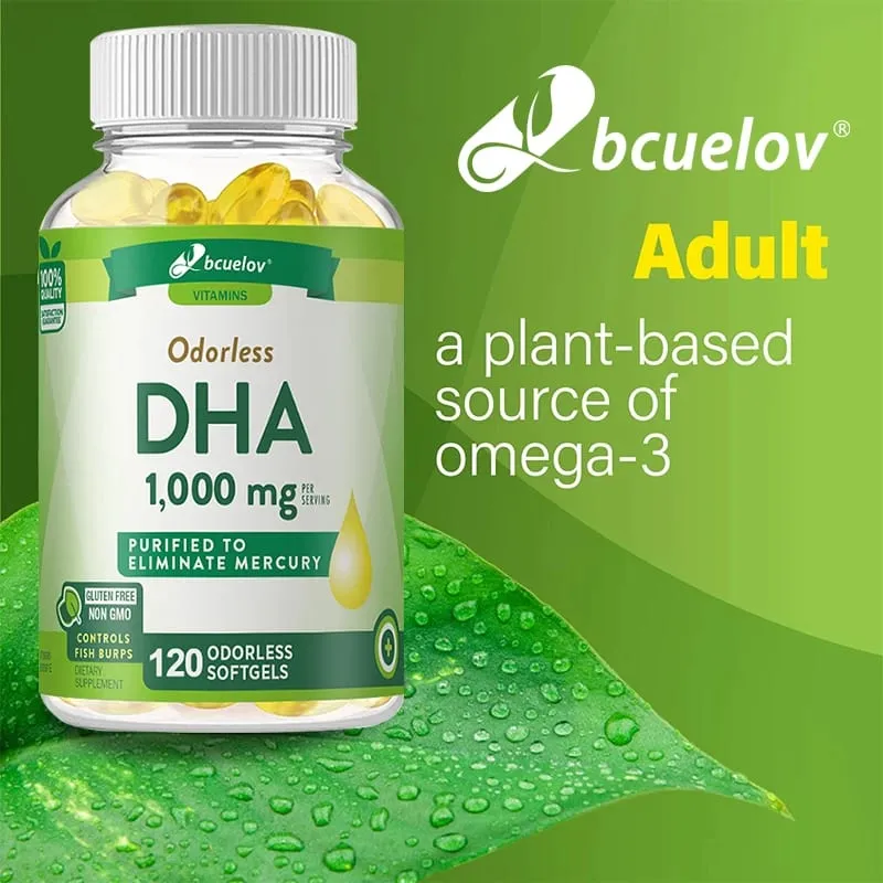 Bcuelov High Potency DHA - Supports Brain Health and Cognitive Function Improves Concentration and Intellectual Thinking — image 6