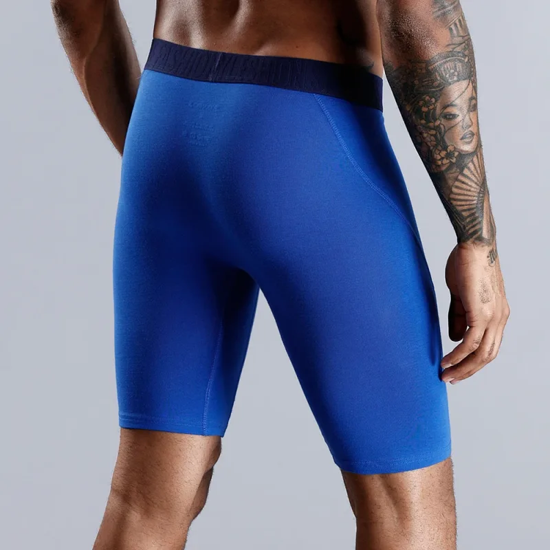 2023 novo estilo de algodão boxer perna longa roupa interior para o homem shorts tamanho grande e calcinha homme marca luxo boxerhomme cuecas