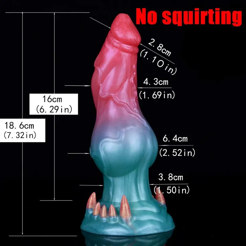 Squirting Horse Anal Dildos Monster Fake Penis G-Spot Stimulator Masturbation Butt Plug Cock Sex Toy For Women Men Flirting