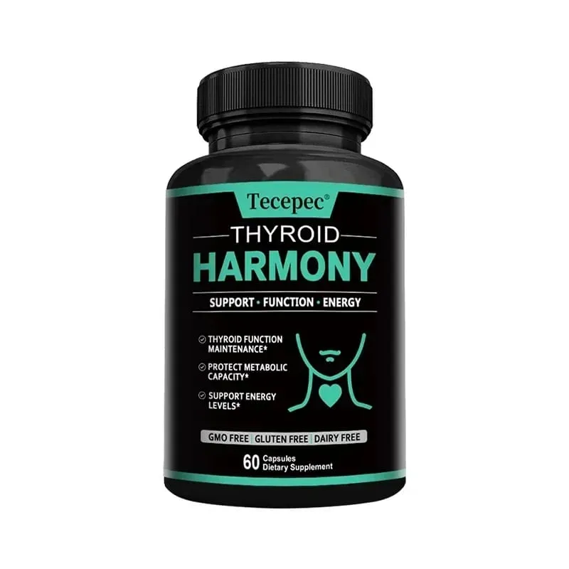 Thyroid Support Capsules - Supports thyroid health metabolic capacity supports energy levels