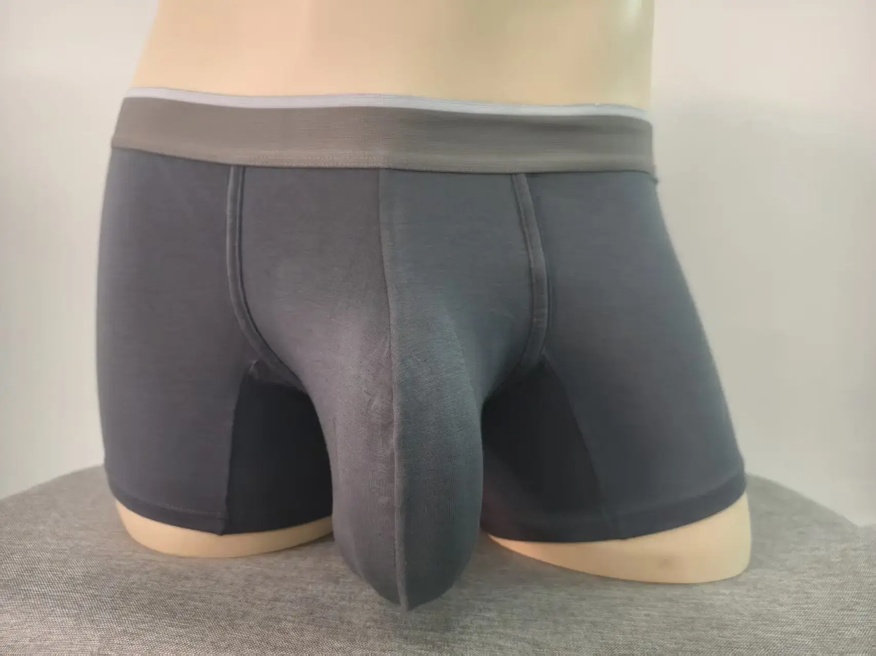 Seluar Dalam Boxer Modal Lelaki Premium Pouch Besar Seluar Dalam Bonjolan Lebih Besar Meningkatkan Penyejukan Bernafas Ringan Seluar Dalam Boxers Lelaki