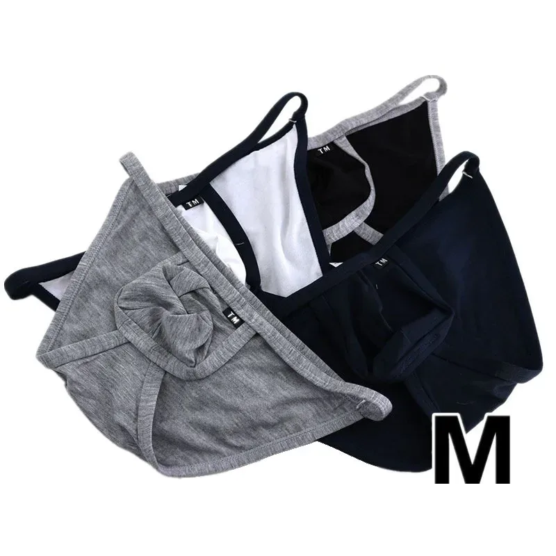 Cotton Briefs Mens Comfortable Underpants Man Underwear Bikini Mens Breathable Brief Panties Solid men underwear sexy