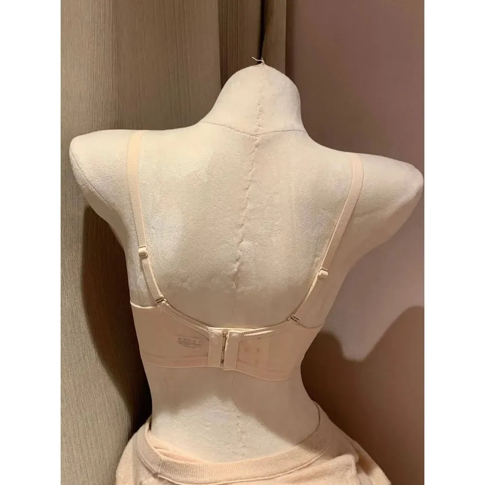Hot Selling Wireless Lace Bra Women Small Bust Thick Padded Push Up Lift Anti Sag Side Support Sexy Lingerie 32‑38 AB