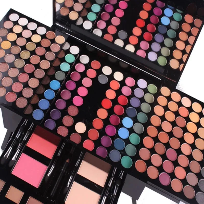 180 Color Piano Case Eye Shadow Powder Blusher Set Makeup Plate Multi-Function Makeup Box Gift Durable And Portable — image 6