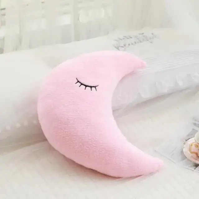 New Stuffed Cloud Moon Star Raindrop Plush Pillow Soft Cushion Toys For Children Baby Kids Girl Christmas Gift Room Car Decor