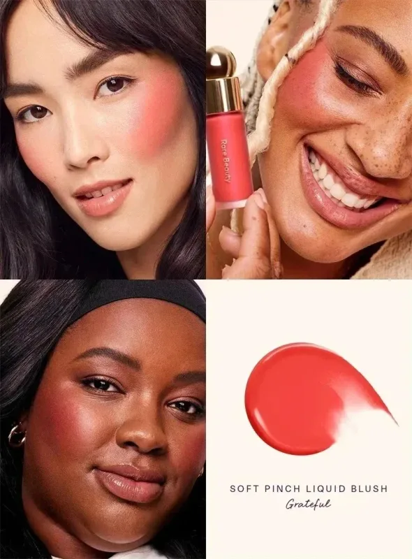 Rare Beauty Makeup Cheek Blush Cream Blusher Stick Bliss Encourage Lipstick New Happy Hope Worth Love Lip Gloss Brand Cosmetics — image 39