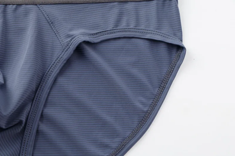Herr Underkläder Shorts Sexig Lågformad Randig Bikini Athletic Supporters Kalsonger Sovkläder Nylon Snabbtorkande Andas