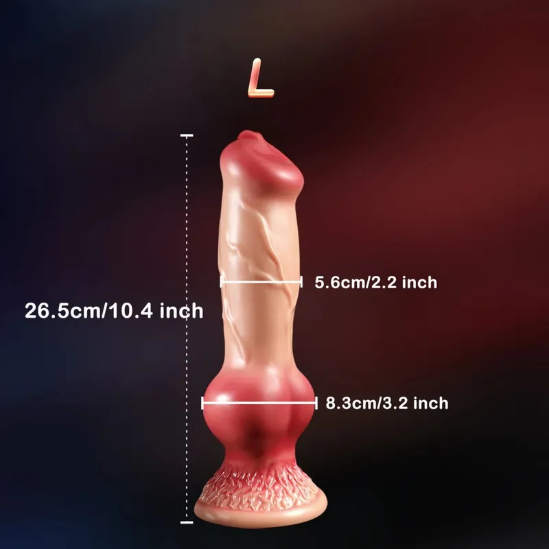 Soft Big Monster Dildo Dog Anal Plug Butt Plug Adult Sex Toy Animal Penis for Female Anal Stimulation Sexy Erotic Toy