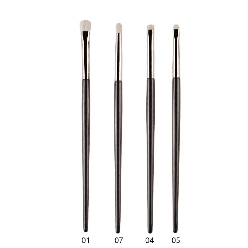 1pc White Pony Hair Eyeshadow Makeup brushes Small Smudge Precision Crease Detail Bevel Eye Shadow Make up brush Liner Lip — image 31