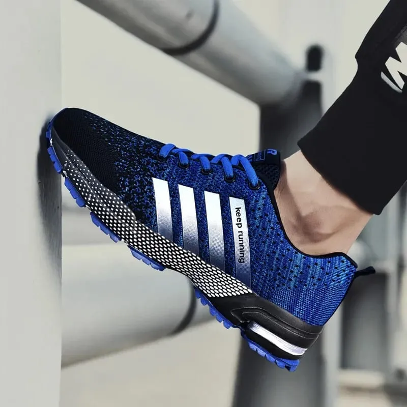 Men Shoes Comfortable Non-Slip Stable Shock Absorption Light Couple Shoes and Men's Sneakers Mesh Breathable Casual Basket Homme