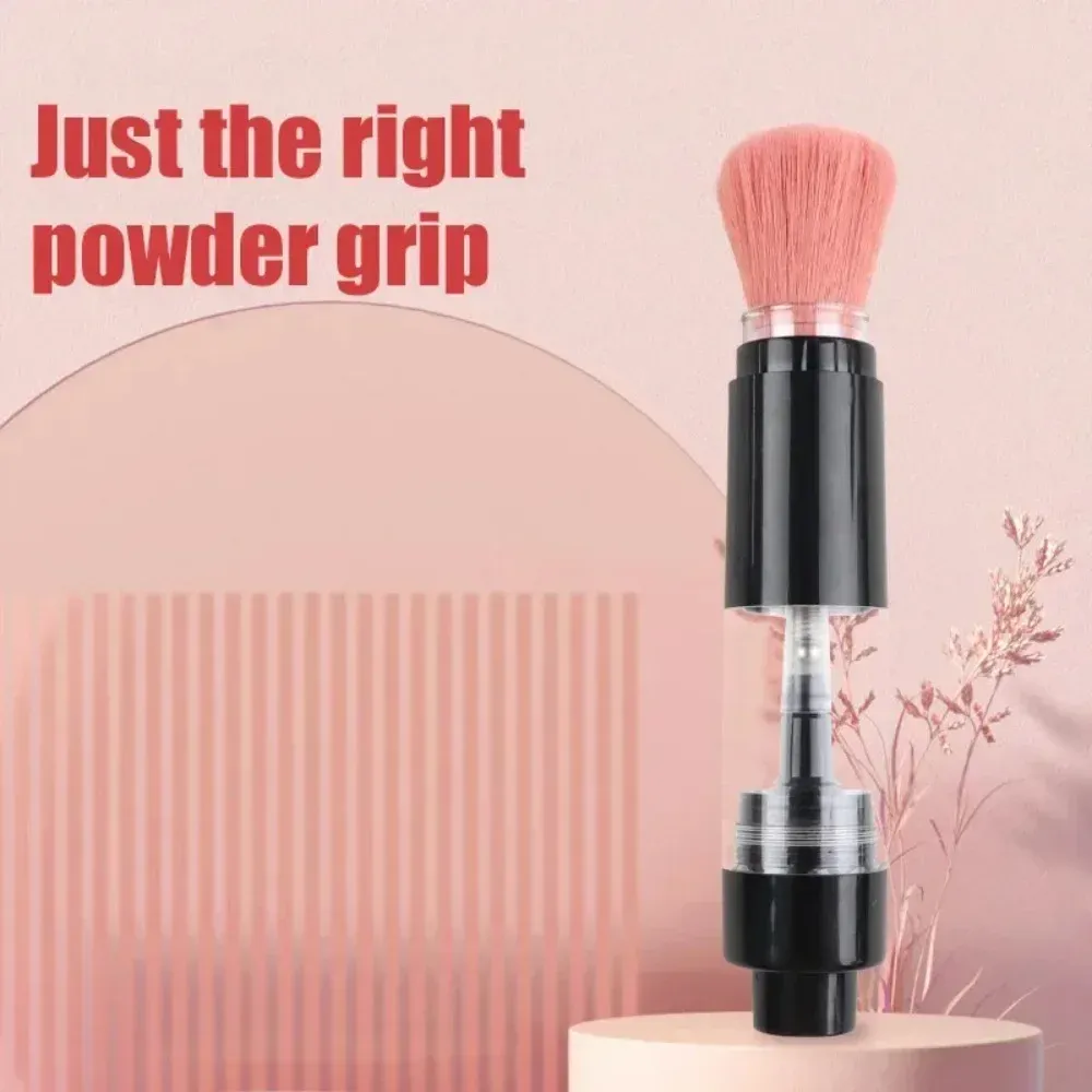Refillable Powder Brush Cosmetic Powder Brushes Multi-functional Push-on Spray Powder Brush Foundation Blush Brush Makeup Tools