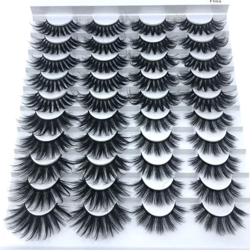 16 Pairs 3D Mink Hair False Eyelashes Natural/Thick Long Eye Lashes Wispy Makeup Beauty Extension Tools
