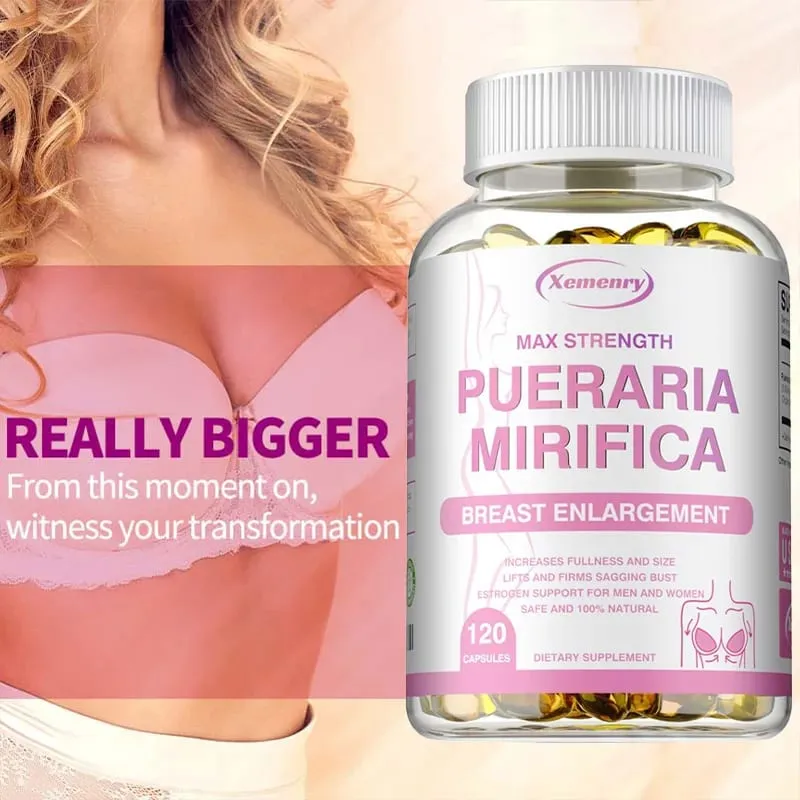 Pueraria Mirifica Capsules 5000mg - Breast Enlargement Female Estrogen Balance — image 1