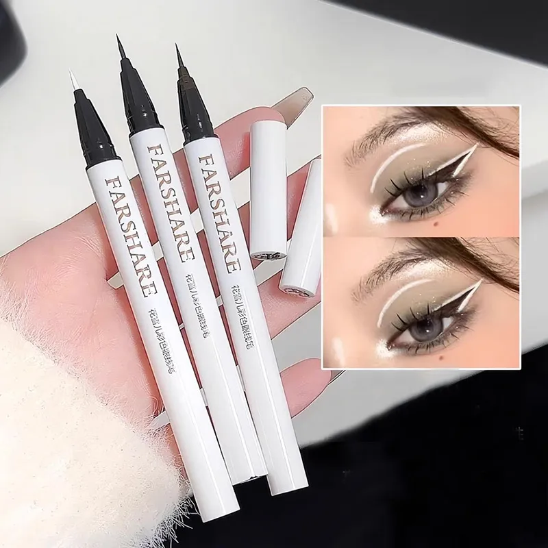 0.1mm Colorful Liquid Eyeliner Pen Waterproof Lasting Quick-Dry Easy To Color Eye Liner Cosmetics Tool Blue Pink White Eyeliner — image 6