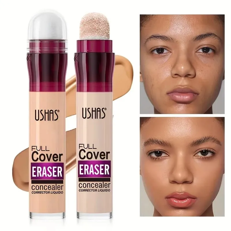 12 Color Sponge Head Liquid Foundation Makeup Concealer Lasting Waterproof Concealer For Full Coverage Dark Circles