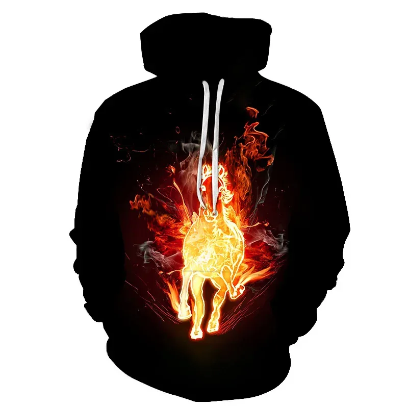 Horse Win Instant Success 3D Print Hoodies Interesting implication Animal Design Men Women Streetwear Pullover Casual Sweatshirt