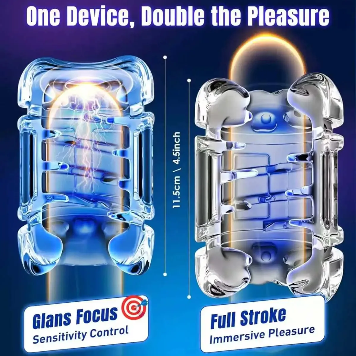 Automatic Male Masturbator Cup 10 Thrusting&Vibration Modes Heating Function with Phone Holder Stroker Adult Sex Toys For Men