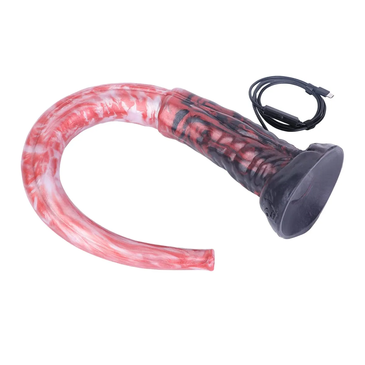 Plugue anal longo de silicone com função de endoscópio inteligente, ponto G, estimulação profunda, brinquedos sexuais, câmera, luz de LED, exploração corporal
