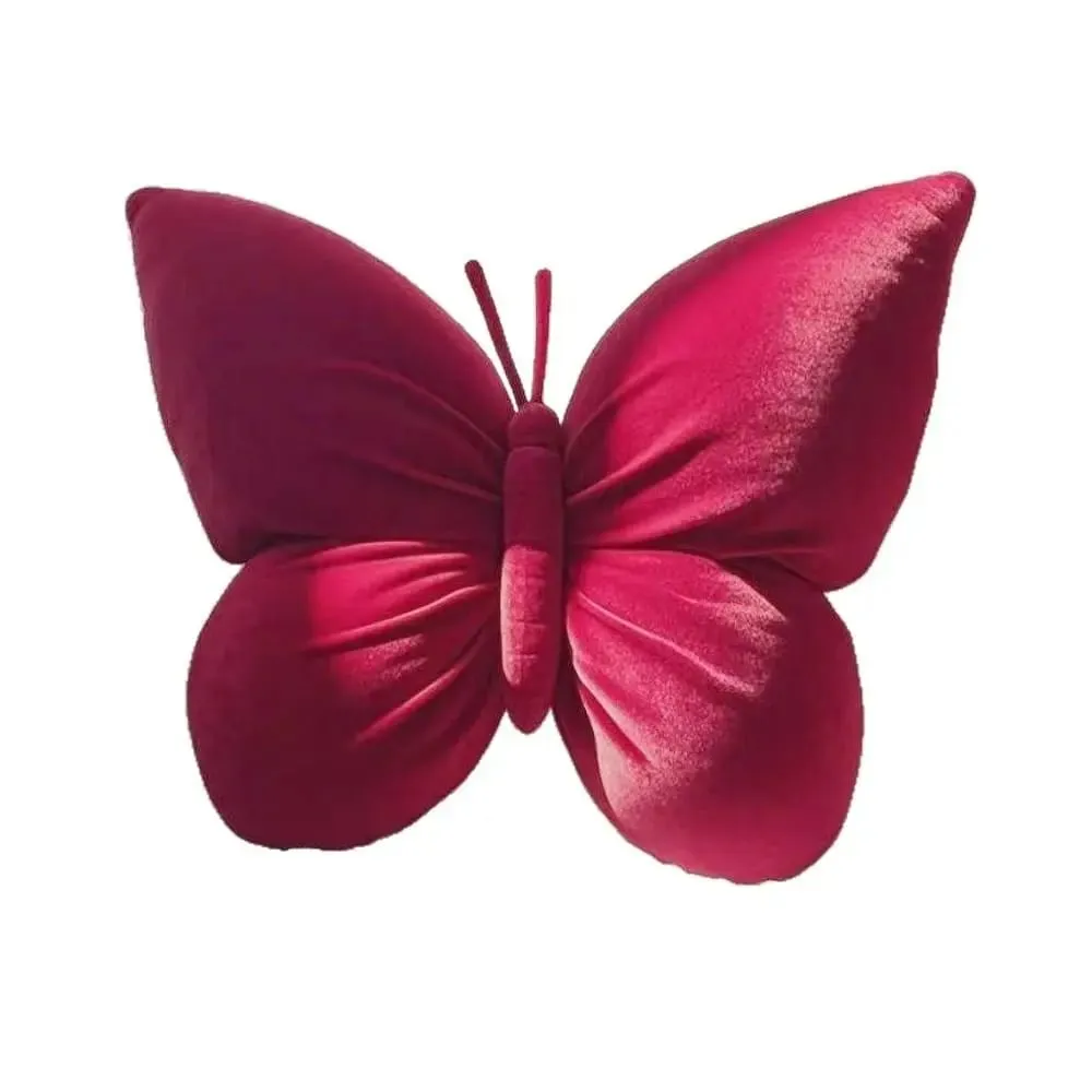 New Cute Butterfly Pillow Lace Butterfly Bedhead Pillow Home Textile Cushion Sofa Decoration