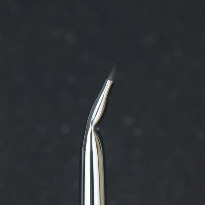 1Pc Bent Liner Makeup Brushes Eyeliner Detail Eye Liner Precision Cosmetic Tools.