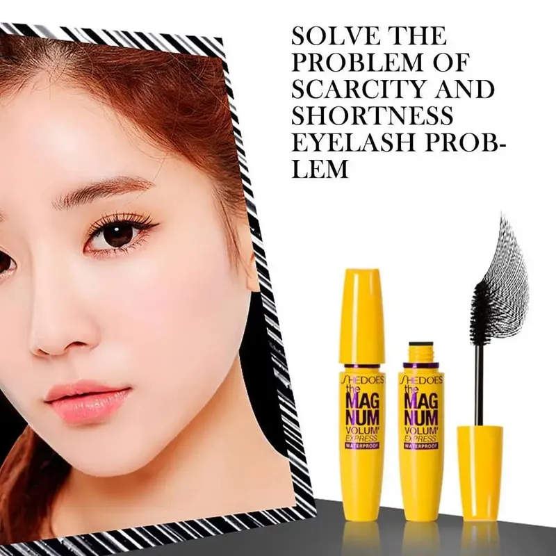 10ML Waterproof Lengthening Curling Mascara Natural Long-lasting Non-smudging Yellow Banana Eyelash Gloss