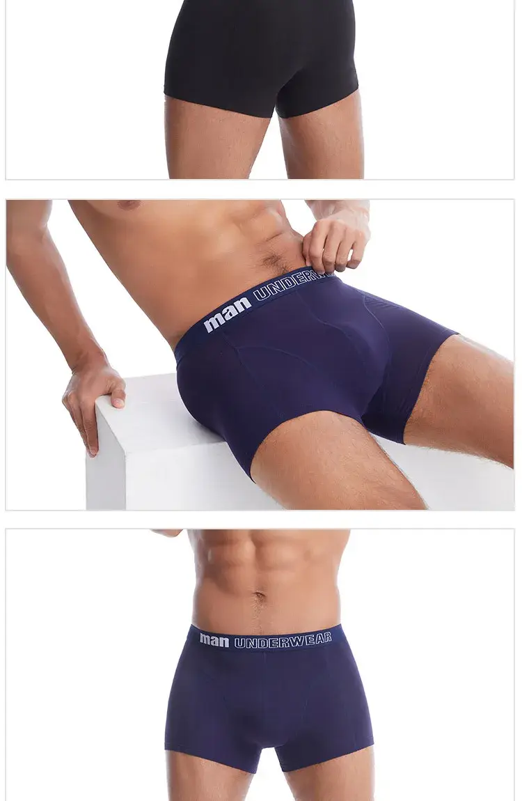 Ropa interior de bambú de talla grande 5xl 6xl 7xl, Boxers para hombre, bragas sexis, calzoncillos Boxer de fibra de bambú de verano, calzoncillos de tiro medio, Cuecas