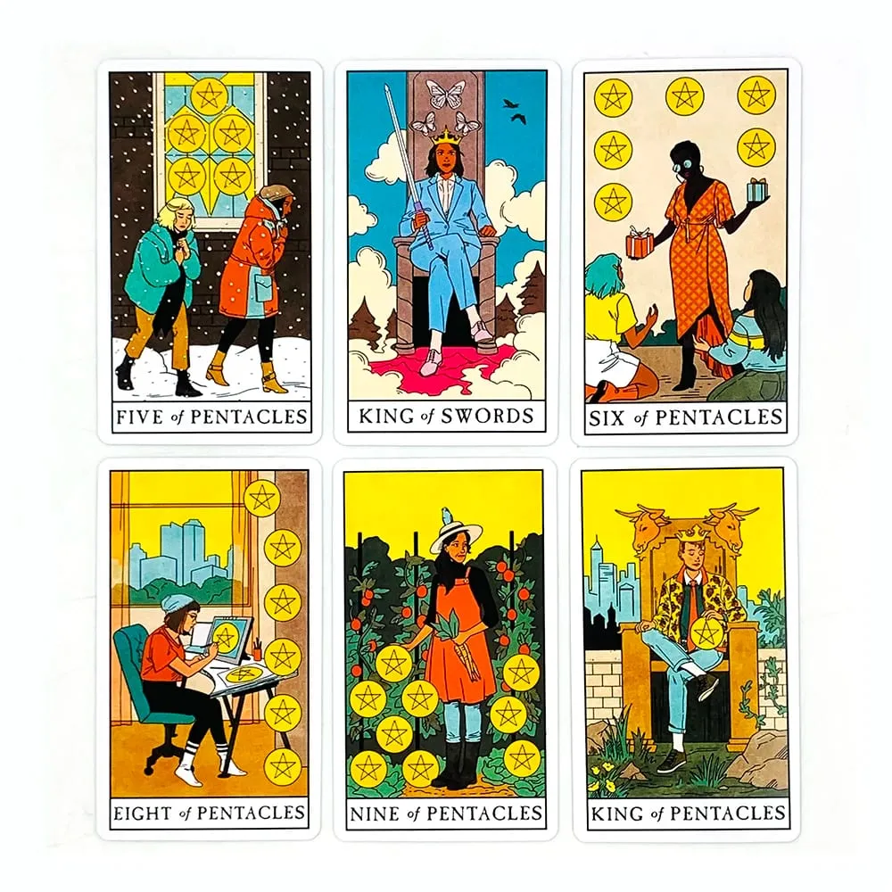 Cartes de Tarot de sorcière modernes, 78 jeux de cartes de Divination anglaise Oracle, parfaits pour les débutants, les femmes et les filles, usage personnel