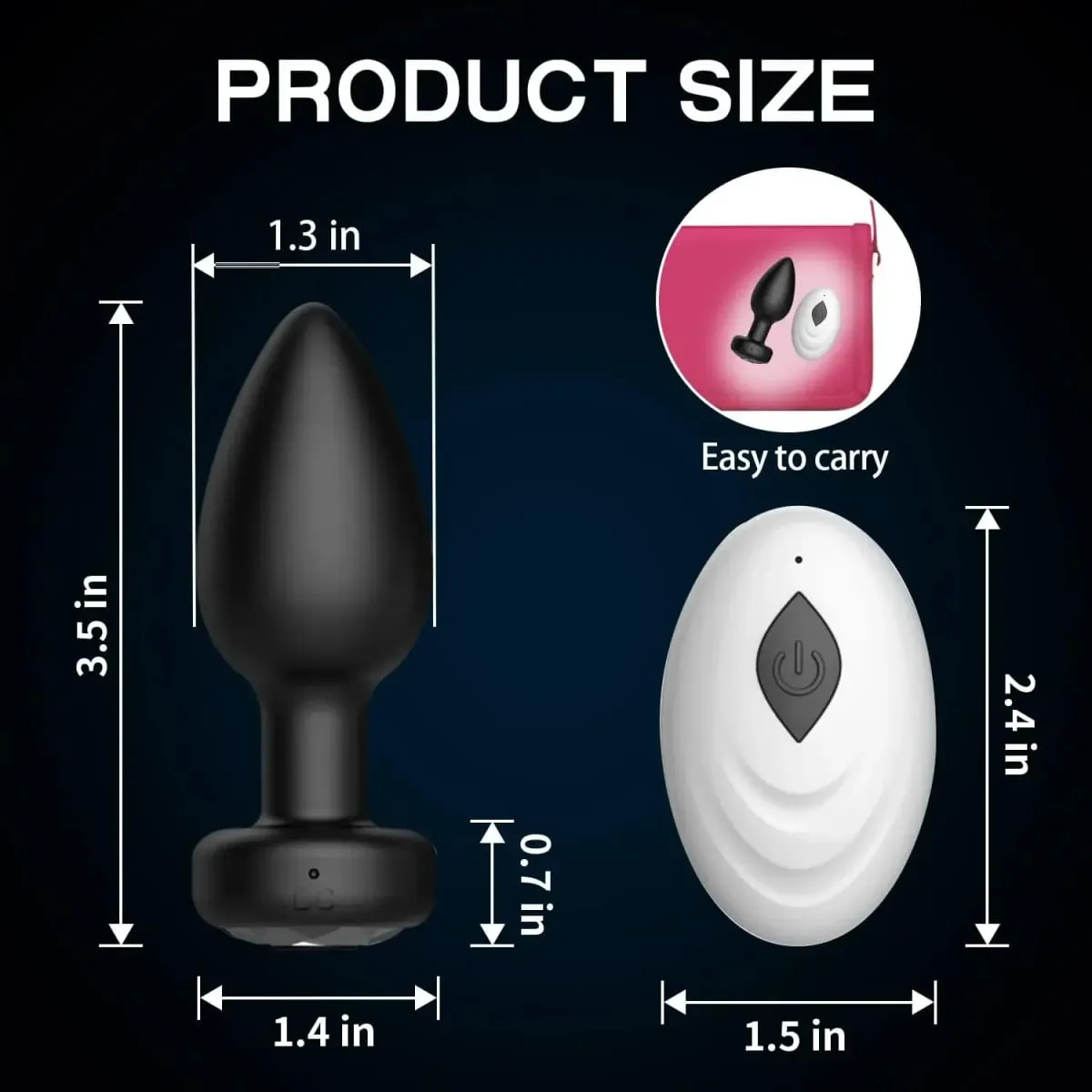 Anal Vibrator Wireless Remote Control Butt Plug Men Prostate Massager Female Vagina Masturbator for Adult Sex Toys Women Men Gay — image 6