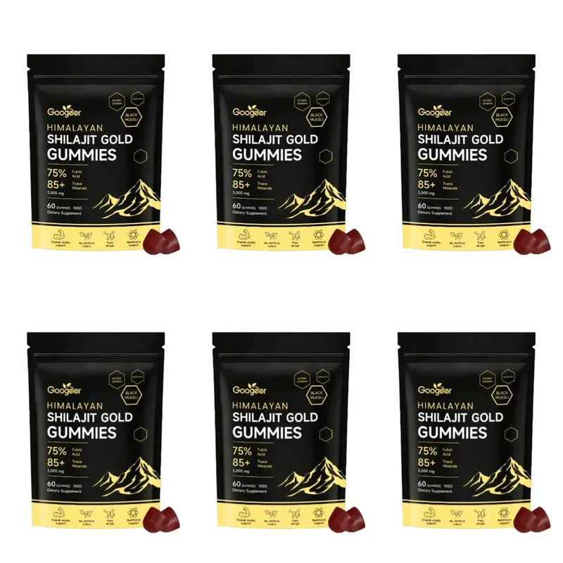 Himalaya Shilajit Gold 60 Gummies Minerals Formula understøtter energiboost og kropsvitalitet Naturligt ernæringsmæssigt kosttilskud
