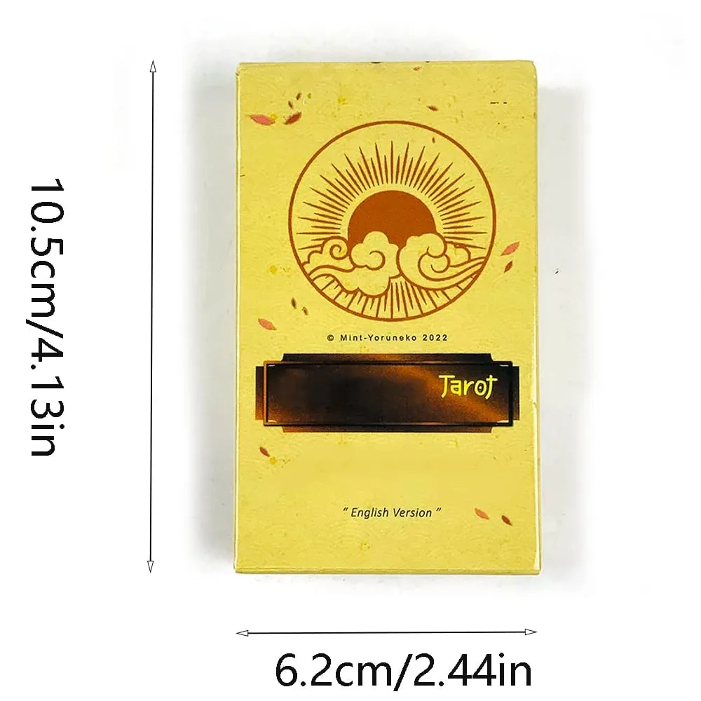 Seasonal Fox Tarot Cards Family Gathering Card Game Mysterious Divination Oracle Board Playing Table Games For Beginners