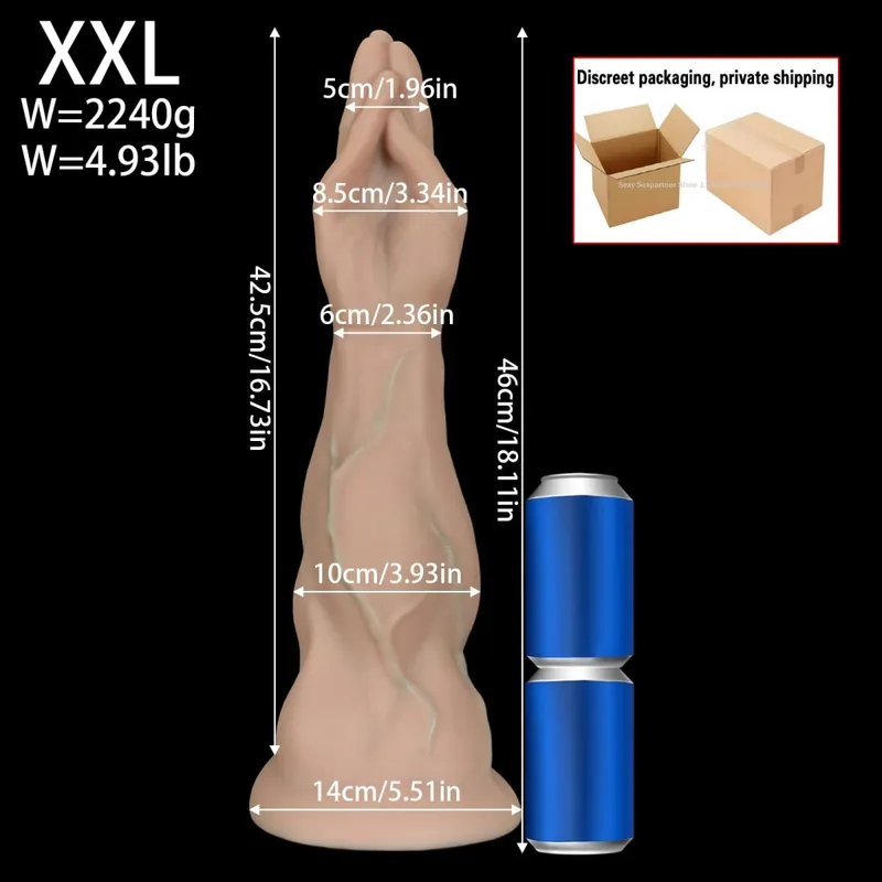 Enorme Siliconen Voet Butt Plug Dikke Been Dildo Grote Anale Plug Anale Expander Masturbator Anus Dilatator Seksspeeltjes Volwassen Speelgoed Sex Shop