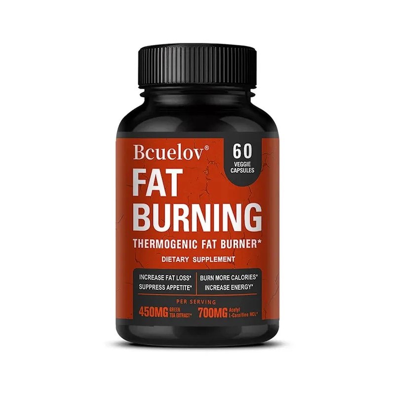 Acetyl-L-Carnitine Green Tea Extract and Caffeine Support Fat Burning Metabolism Improve Mood 30/60/120 Capsules