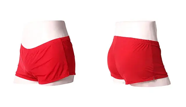 Mens Underwear Ice Silk Boxer Shorts homme Solid Mid-rised U Convex Pouch Underpants Cueca Men's Arrow Pants Plus Size M-XXL