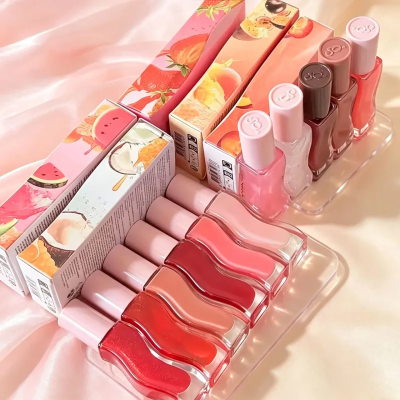 Fashion Lip Balm 12 Colors Hydrating Lip Oil Gloss Care of The Lips Benetitnt for Lips Plumping Exfoliating Plumping Lip Makeup