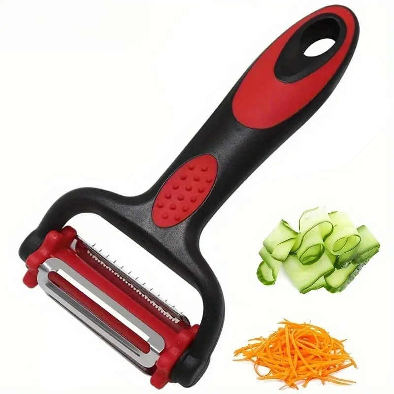 3-in-1 Multifunctional Fruit & Vegetable Peeler Paring Knife Grater & Shredder - The Ultimate Kitchen Tool Kitchen Accessories — image 5
