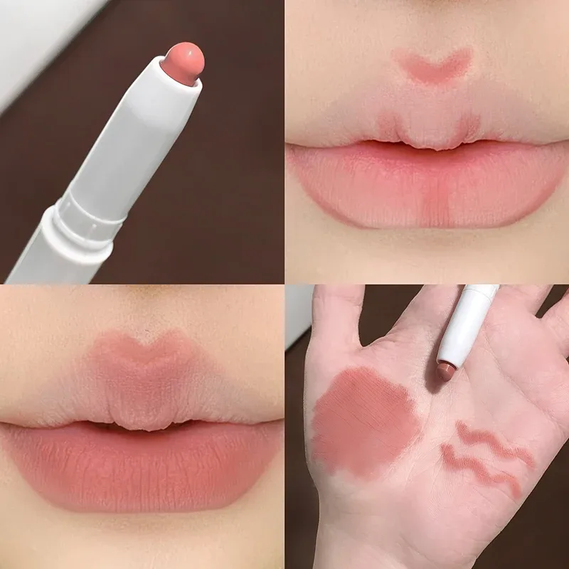 Matte Lip Liner Pencil Waterproof Multi-use Smooth Velvet Lip Outline Lipstick Pen Shaping Plump Lips Contour Lasting Lip Makeup