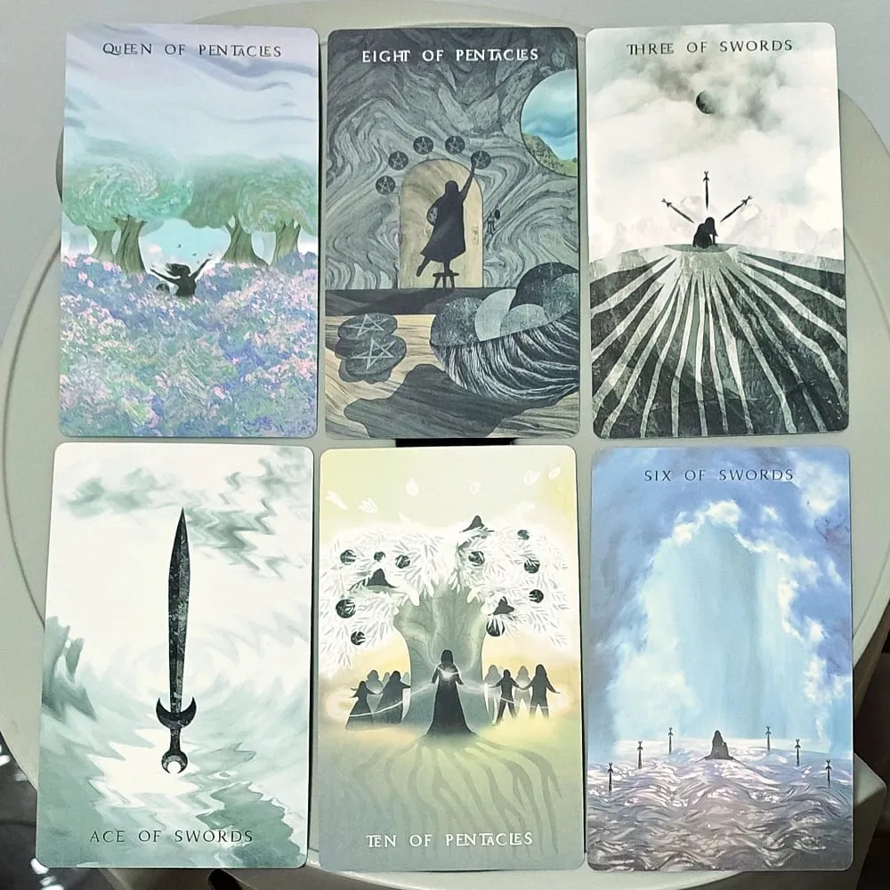The Shadows We Cast 12*7cm Star Seeker Tarot Deck in Rigid Box - Atmospheric & Mystical 79-Card Set for Intuitive Readings — image 5