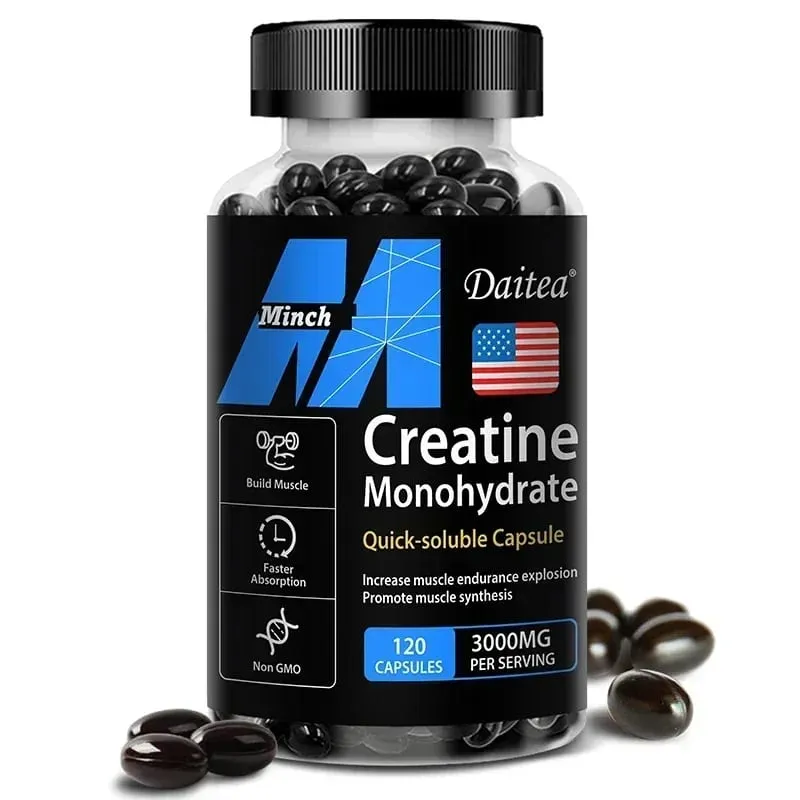 Daitea Creatine Monohydrate 3000 Mg - Strength Muscle Performance Supplement for Men and Women Non-GMO and Gluten-Free — image 9