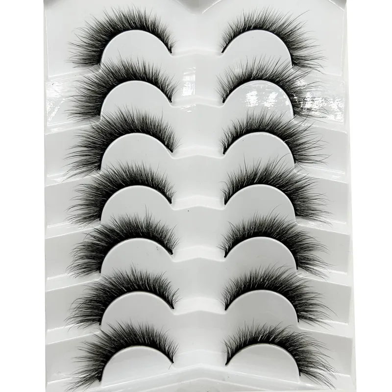 Natural 3D Mink False Eyelashes Soft Wispy Fluffy Eye Faux Lashes Make Up Eyelash Beauty Cat Cilios 5 Pairs 15 Styles