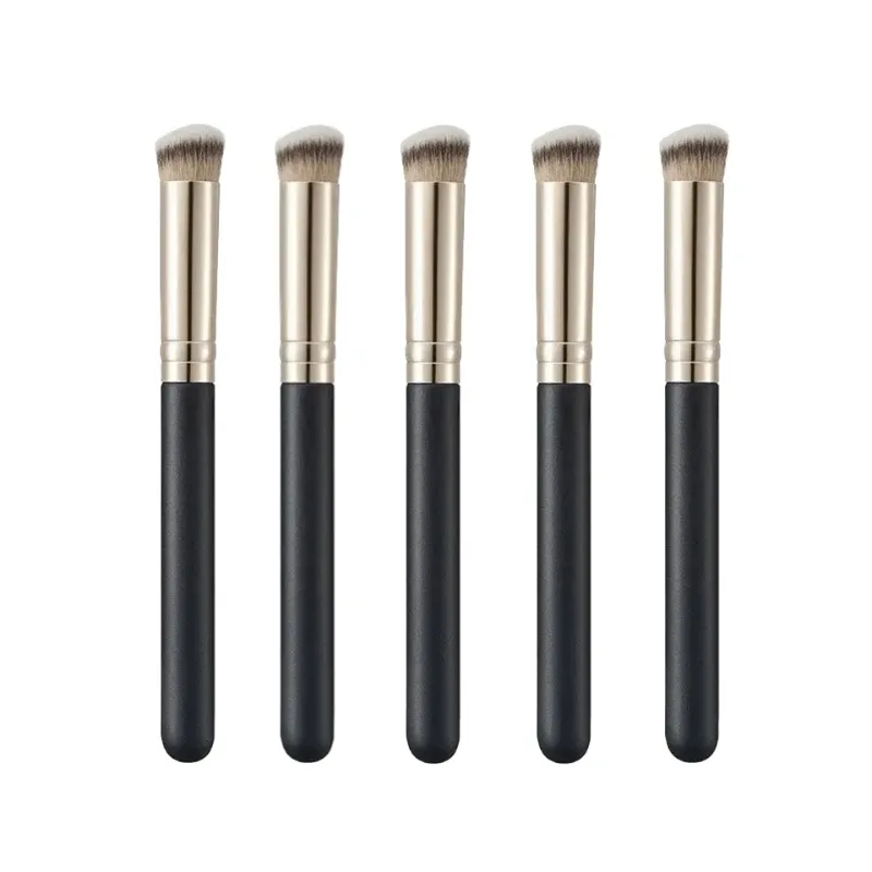 1/2/5/10pcs Foundation Concealer Brush Premium Contour Blusher Brushes Liquid Concealer Foundation BB Cream Face Makeup Brush