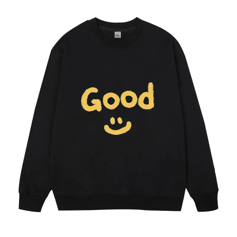 Plus Size Pullovers Men's Sweatshirts 110-185kg Oversized Round Neck Long Sleeve Tees Loose Tops Big Size Male Clothing 1XL-7XL