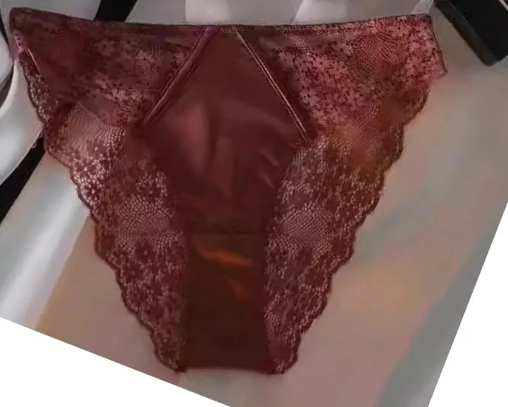 European -American sexy satin half cup comfortable upper support underwear set thin with steel ring green lace edge glossy bra