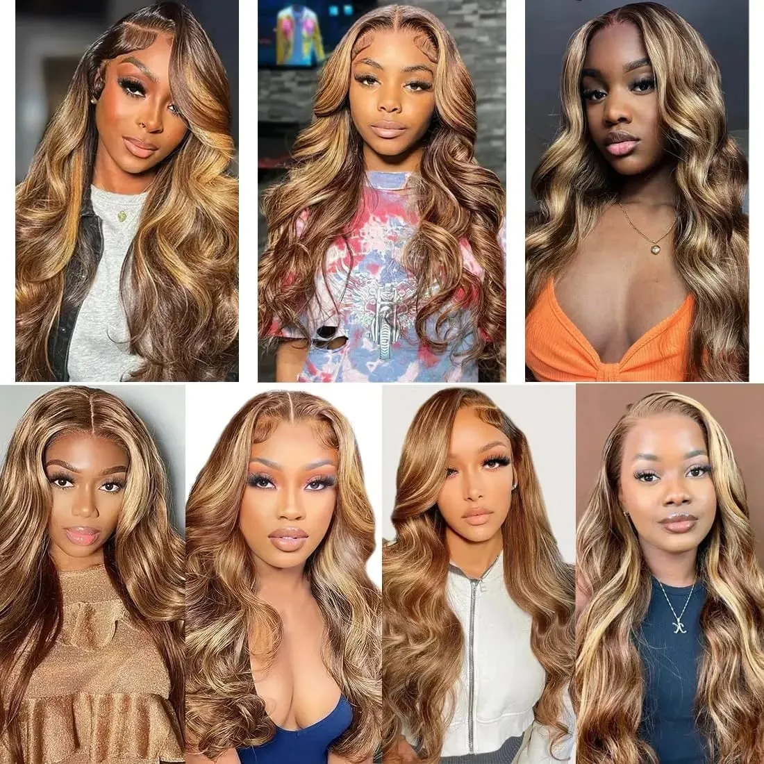 Highlight #4/27 Straight Tape In Hair Extensions Skin Weft Tape In Human Hair Extensions For Salon High Quality 100% Human Hair — image 6