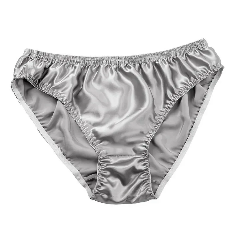 Hot-selling 100% silk panties male mulberry silk trigonometric underwear men briefs