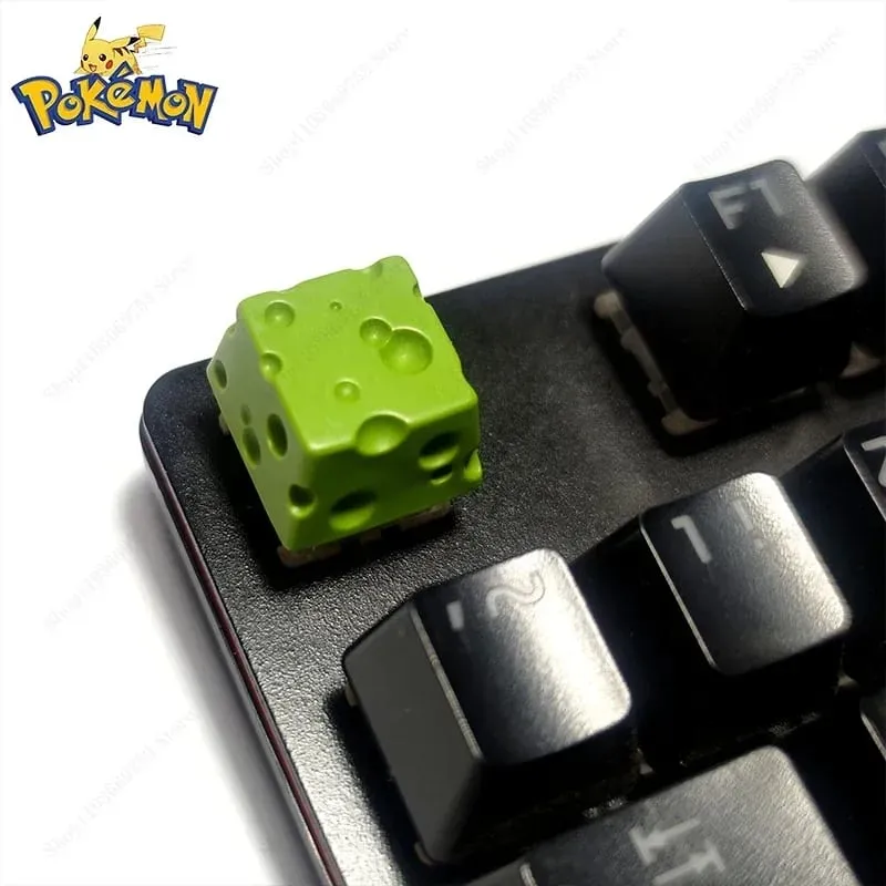 Pokemon Anime Cute Tail Keycaps Pikachu Gengar Eevee Keyboard Cap for Cross Shaft Mechanical Keyboard 3D Resin Keycaps Best Gift — image 21