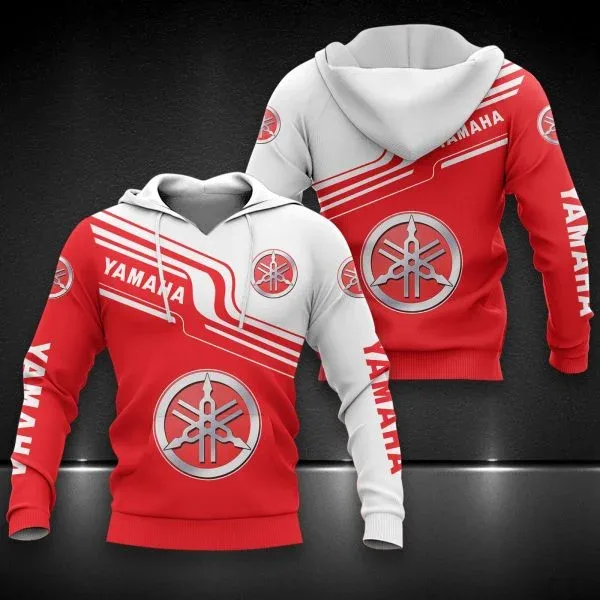 Męska bluza z kapturem i nadrukiem 3D Yamaha Motorcycle Wysokiej jakości bluza w stylu ulicznym Wiatrówka Odzież sportowa