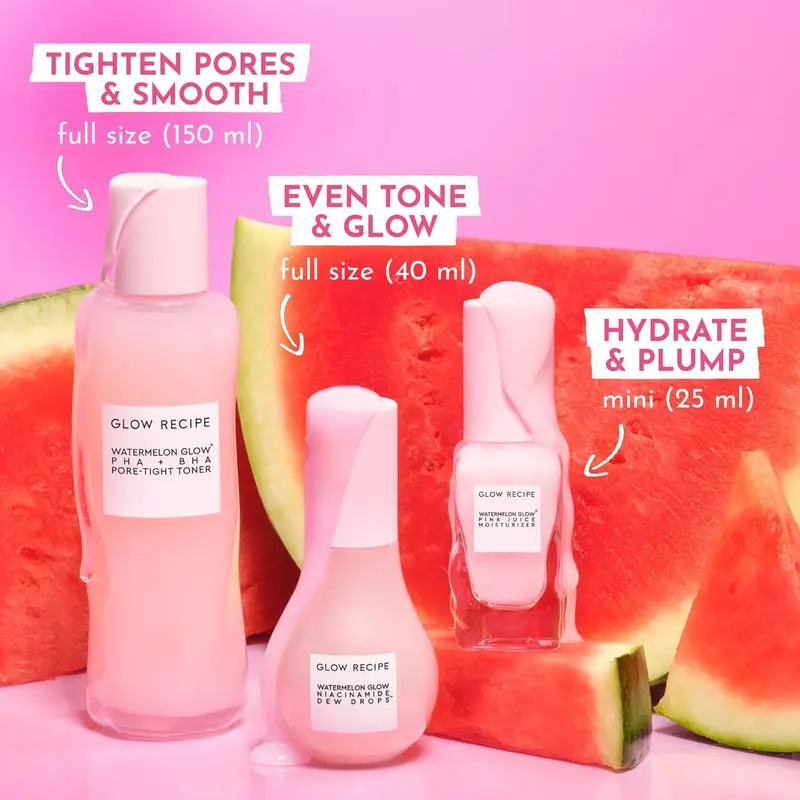 Skin Care Glow-Recipe Watermelon Niacinamide Dew Hyaluronic Acid fruit flavour cream