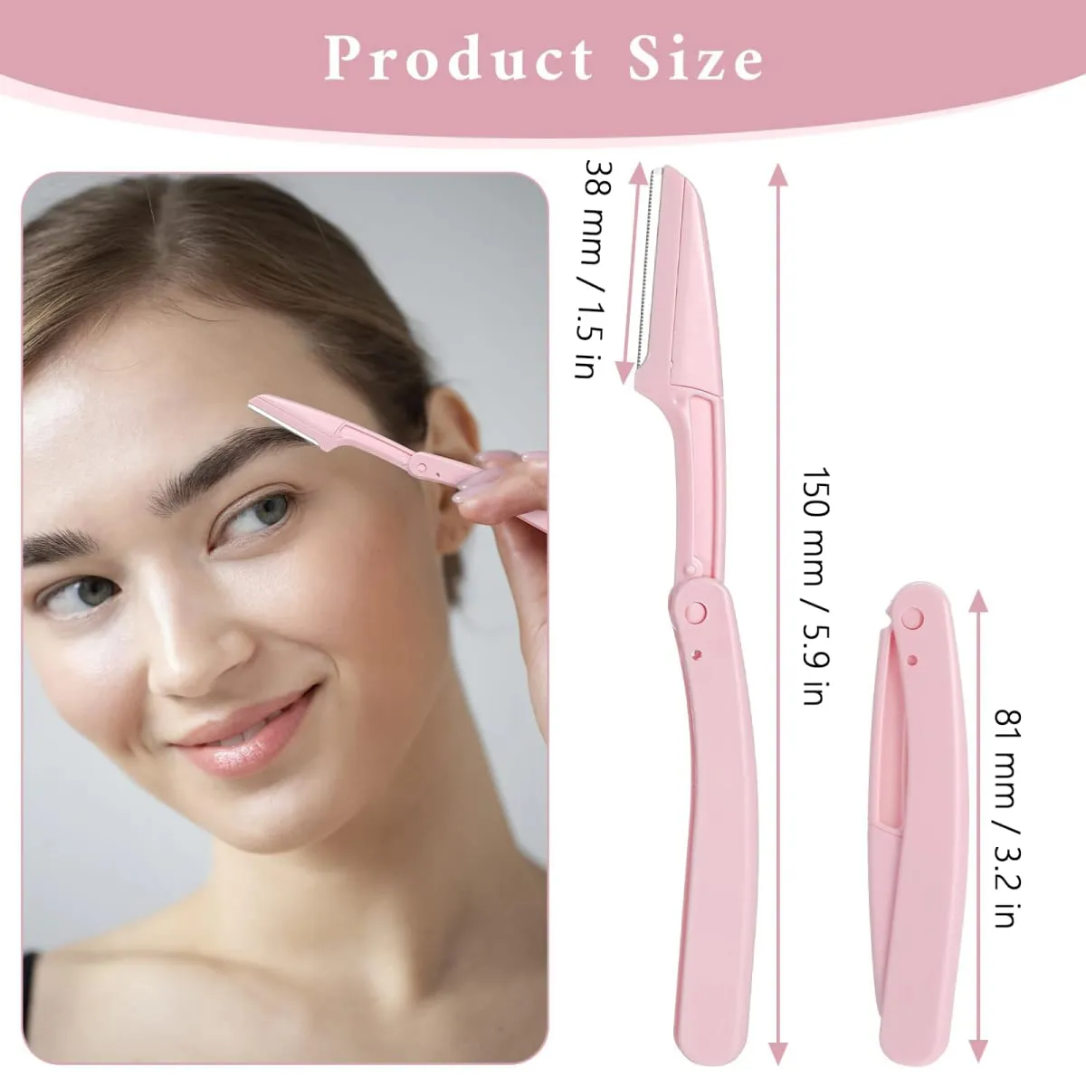 7 PCS Makeup Brush Set For Eyeshadow & Liner Include Professional Eye Makeup Brushes Eyebrow Razor Silicone Eyeliner Stencils
