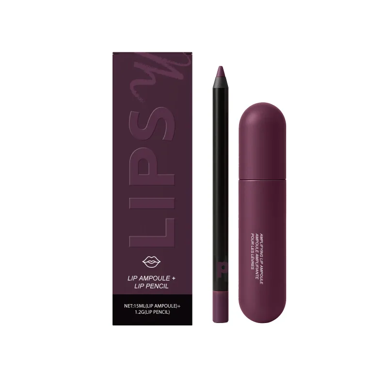 Waterproof Matte Lipliner Pencil Set Long Lasting Non Drying Perfec Lining Filling Lips Moisturizing Plump Lip Color Lip Care