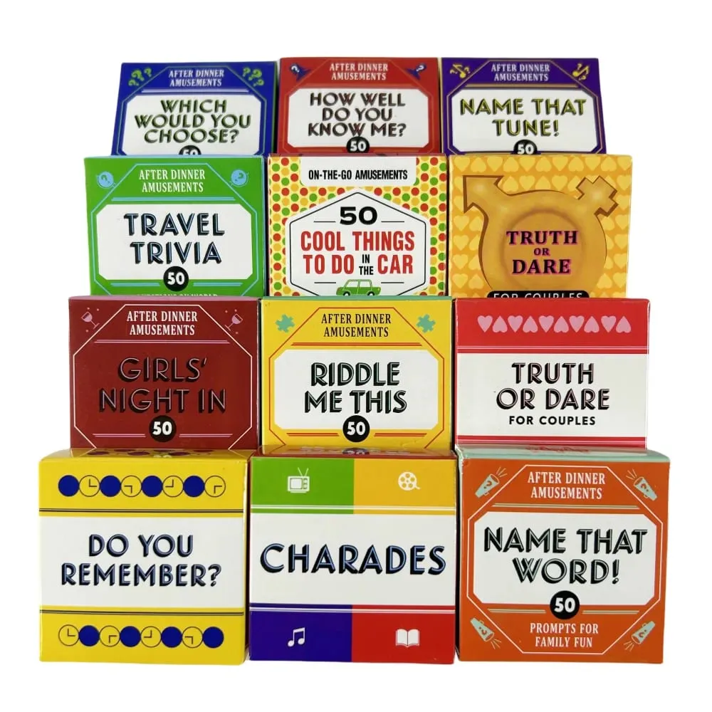 Mini Size Truth Or Dare Card Game Travel Trivia Name That Tune How Well Do You Know Me Riddle Me This Game for Party Play — image 1